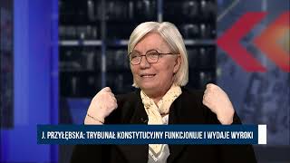 Prezes TK Julia Przyłębska: Trybunał Konstytucyjny funkcjonuje i wydaje wyroki! | W Punkt