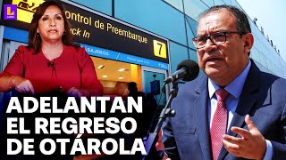Los audios de Alberto Otárola: Gobierno adelanta su retorno al Perú tras este escándalo