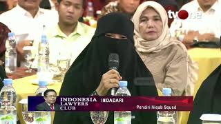 Tanggapan perempuan bercadar di ilc tvone