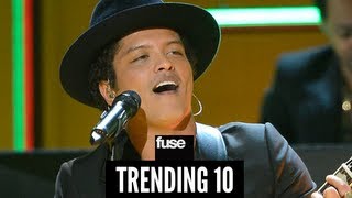 Bruno Mars Hints at "Moonshine Jungle" World Tour - Trending 10 (02/12/13)
