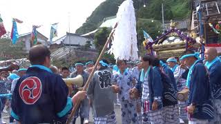 令和元年 天津須賀神社 天王祭 城戸·濱町担ぎ出し