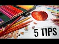5 Tips To QUICKLY IMPROVE Your Colored Pencil Art