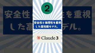 おすすめAI 5選　#ai #ai活用　#llm #チャットgpt #人工知能 #chatgpt #gemini #claude #llama #perplexityai