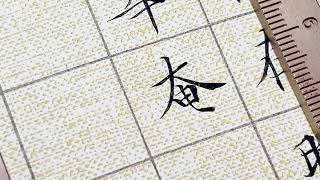 小楷日课：秾华奄忽又飞尘。#教學 #書法