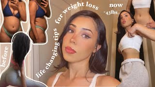 GRWM: LIFE CHANGING TIPS THAT MADE ME LOSE 43LBS