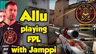 ENCE Allu playing FPL with Jamppi in Dust2 | CSGO