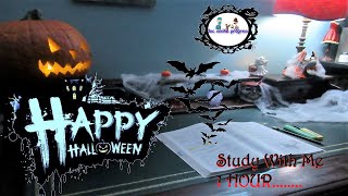 Study With Me 1 Hour - SPOOKY HALLOWEEN Special Edition - Spooky Music