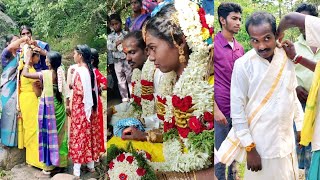 திருமண மணமக்கள் அலங்காரம்#marriage #villagebeautyparlour india/Tamil Nadu/Dindigul /