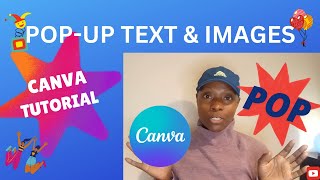 Add Pop-Up Text And Images To YouTube Video For Free! Using Canva!