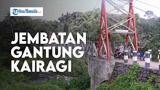 Jembatan Gantung Kairagi Manado Sulawesi Utara Dapat Dilintasi Sepeda Motor