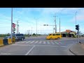 mermaids fountain roundabout to morodok techo stadium driving 4k hdr phnom penh cambodia