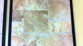 Walnut Travertine French Pattern $2.95 sq ft