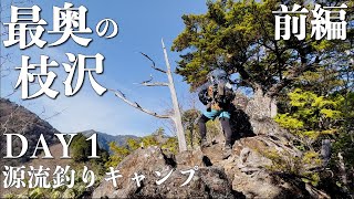 イワナの楽園で釣りキャンプしたよ「前編」【渓流つり】