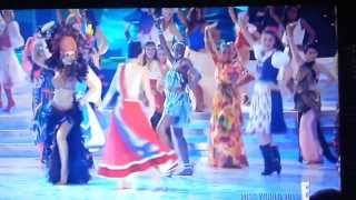 Miss Nepal Ishani Shrestha dancing in Miss World 2013 - Basanta Nai Basna Khojcha Yaha