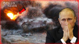 40 MINUTES AGO! Unstoppable Power! Russian Tanks are now just wreckage!