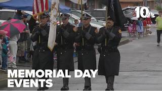 Some Memorial Day events continue despite rainy weather in Rhode Island