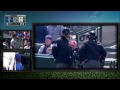 bos@sea betts foul ball stands after umpire review