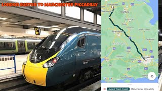 Full Journey On Avanti West Coast (Class 390) From London Euston To Manchester Piccadilly