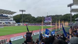 試合開始、満員のスタジアム!甲府のサポーター、ありがとう！！2023.10.8　町田ゼルビア　VS　ヴァンフォーレ甲府