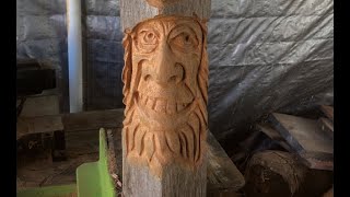 Woodcarving Fast Expressions with Our Dremel #3