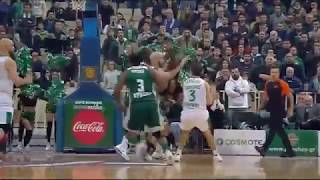 Panathinaikos-Zalgiris 94-93: The last seconds in 4th Q and Overtime