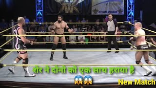  “The Indian Lion” Mahabali Shera vs. “Superior” Tony Evans vs. AJ Cazana :TRIPLE THREAT full  MATCH