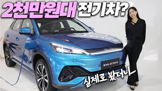 전기차가 2천만원대? 결국 출시한 준중형급 SUV...BYD 아토3 실물 리뷰 (가격, 주행거리, 플러스)