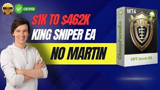 King Sniper EA MT4 ($1k to $462K) - Review \u0026 Download