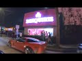 Houston Nightlife Car Driving Tour - Washington Avenue Texas USA