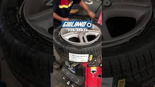 How to mount Pirelli 205/55R16 tire? #shorts