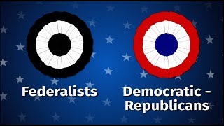 The First Political Parties of the US: Federalist vs Democratic Republicans | History with Ms. H