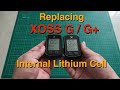 Replacing Xoss G / G+ GPS Internal battery