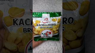 unwrapping snacks | Kacang Koro Broad Beans #huntingjajan #peanuts #shorts #unwrappingsnacks