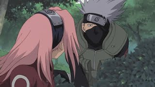 SAKURA GETS CAUGHT IN GENJUTSU BY KAKASHI