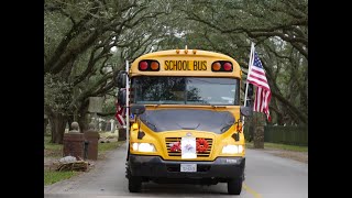 Beloved bus driver honored at Friendswood ISD with bus procession