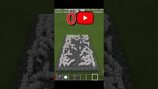 Każda Łapka Zwiększa ilość 🐺#shorts #minecraft #like #subscribe