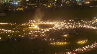 Edinburgh's Hogmanay 19 - Torchlight Procession time lapse