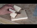 making a dovetail marker 주먹장 그리개 만들기