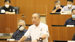 令和3年6月福井市議会定例会　6月16日本会議（一般質問１５）奥島光晴議員 手話通訳挿入