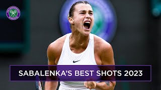 Aryna Sabalenka - Best Shots of Wimbledon 2023