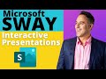 How to Make an Interactive Presentation Using Microsoft Sway - SUPER EASILY