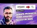 How to Scrape Amazon Products to CSV File in 2025 (No Coding Needed)
