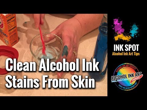 Clean Alcohol Ink From Skin Clean Alcohol Ink From Skin
