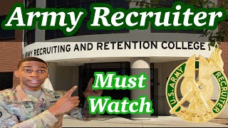 What to expect as 79R Army Recruiter // DA Selected Army Recruiter // Army Recruiting Course