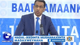 Hadal Jeedinta Musharax Madaxweyne Jabriil Ibraahim Cabdulle