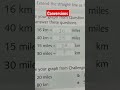 convert km to miles and miles to km math youtube tutor shorts mathtrick learning