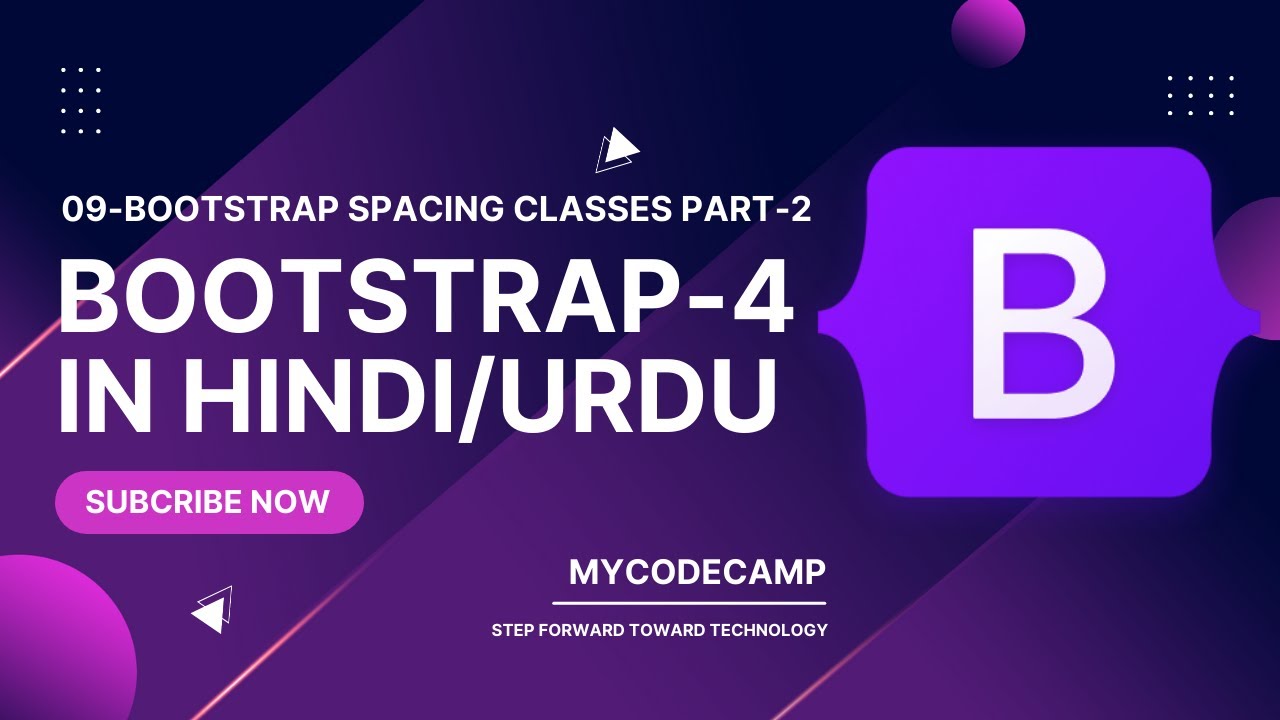 Bootstrap Tutorial In 2022 | Bootstrap Spacing Classes Part-2 | Margin ...