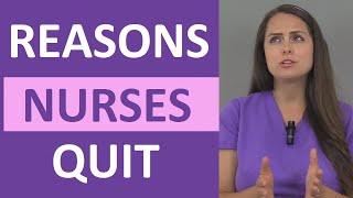 7 Reasons Why Nurses Quit Their Job