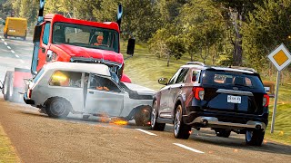 Realistic Truck and Car Crashes #06 🔥 BeamNG.Drive