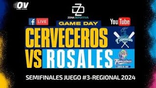 LIGA REGIONAL PLAYOFFS JUEGO 3   CERVECEROS DE MEOQUI VS SUPER VICMAR ROSALES